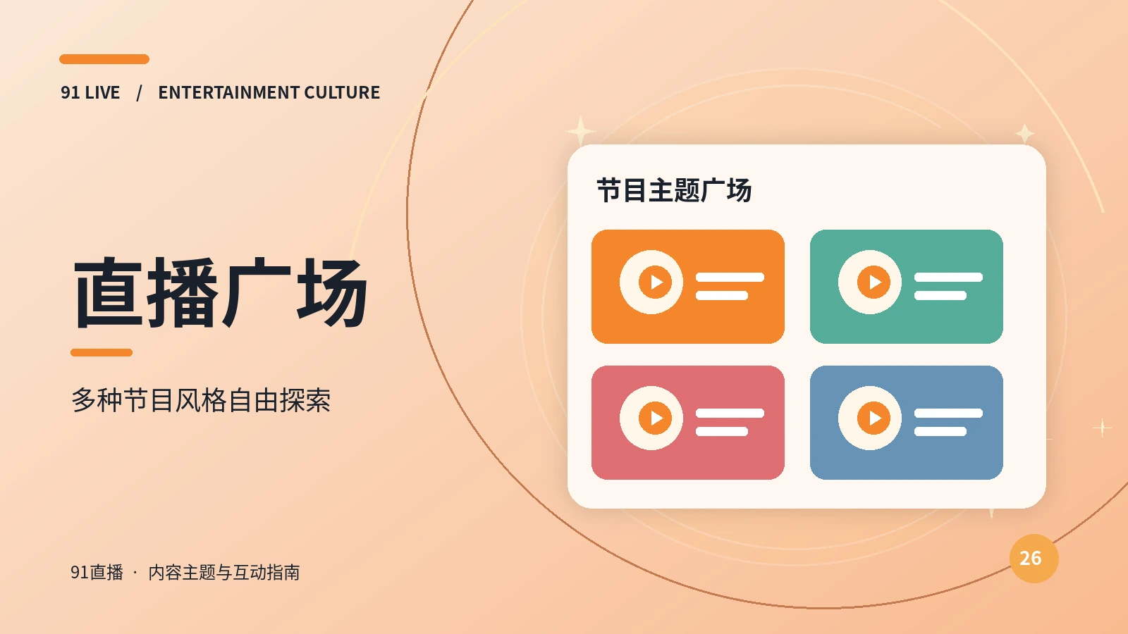现场节目状态